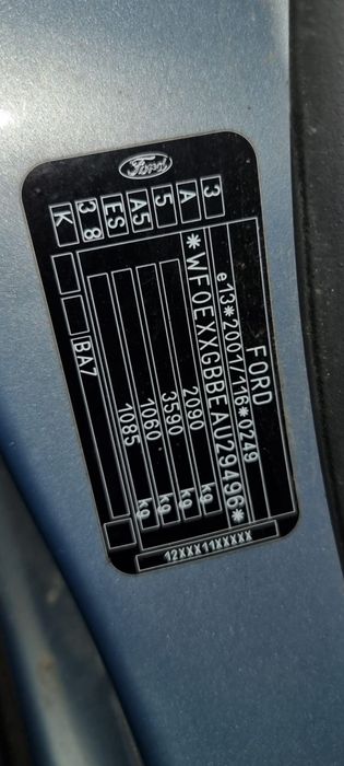 Bara spate Ford Mondeo Mk4 Hatchback