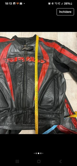 Costum moto din piele Spidi 52