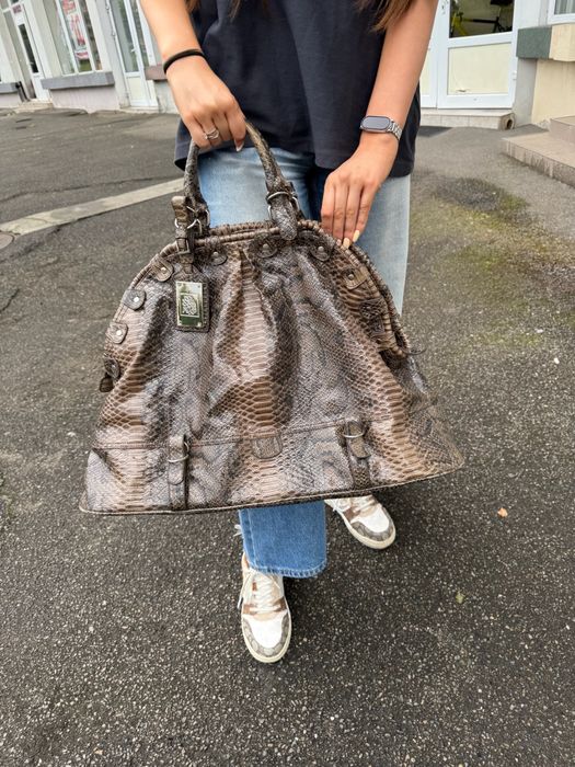 Geanta de mana de voyage pithon leather retro custom made