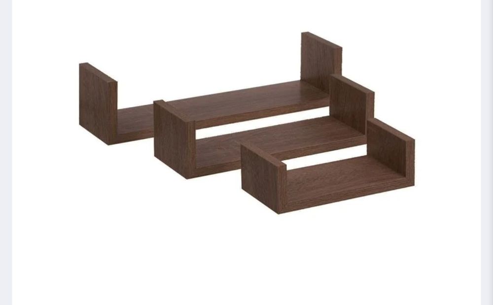 Рафтове за стена, 3бр., до 3кг, комплект етажерки