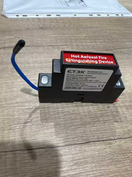 Dispozitiv de stingere incendiu tablou electric  .