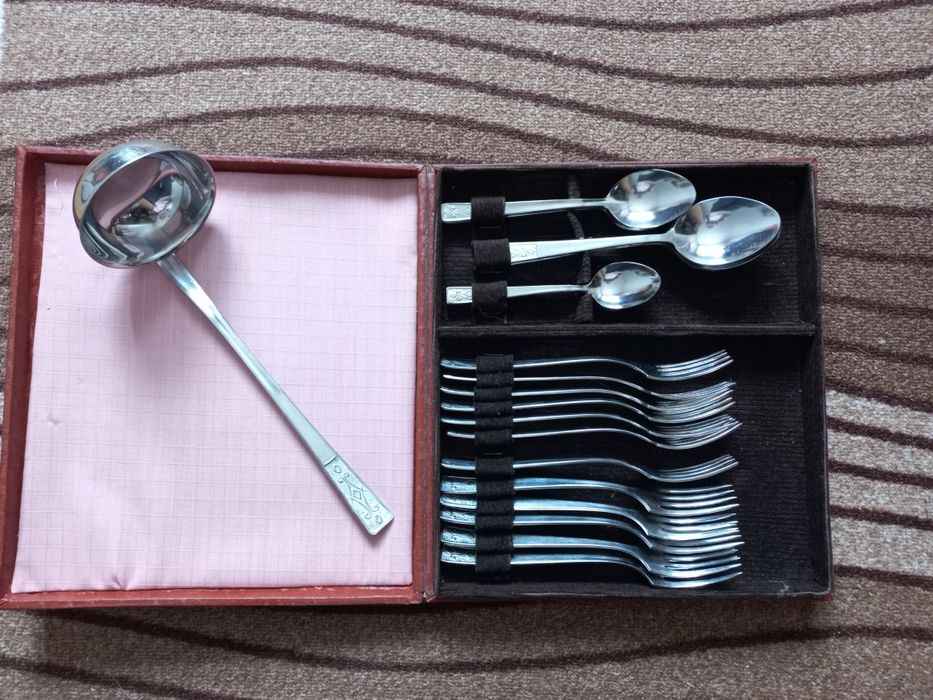 Руски прибори за хранене, неръждаема стомана Нови