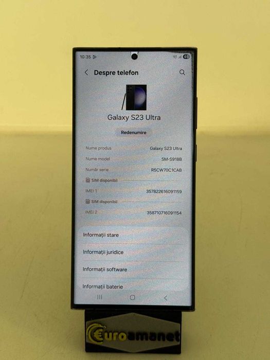 Telefon mobil Samsung Galaxy S23 Ultra, Dual SIM, 512GB, 12GB -A-