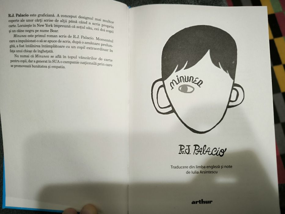 Minunea -de R.J.Palacio