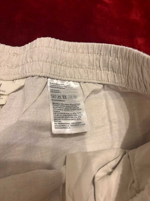 Нов дамски ленен паналон H&M - размер М