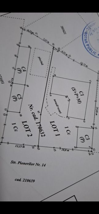 Casa  Ioșia str.Pionierilor  1091 mp