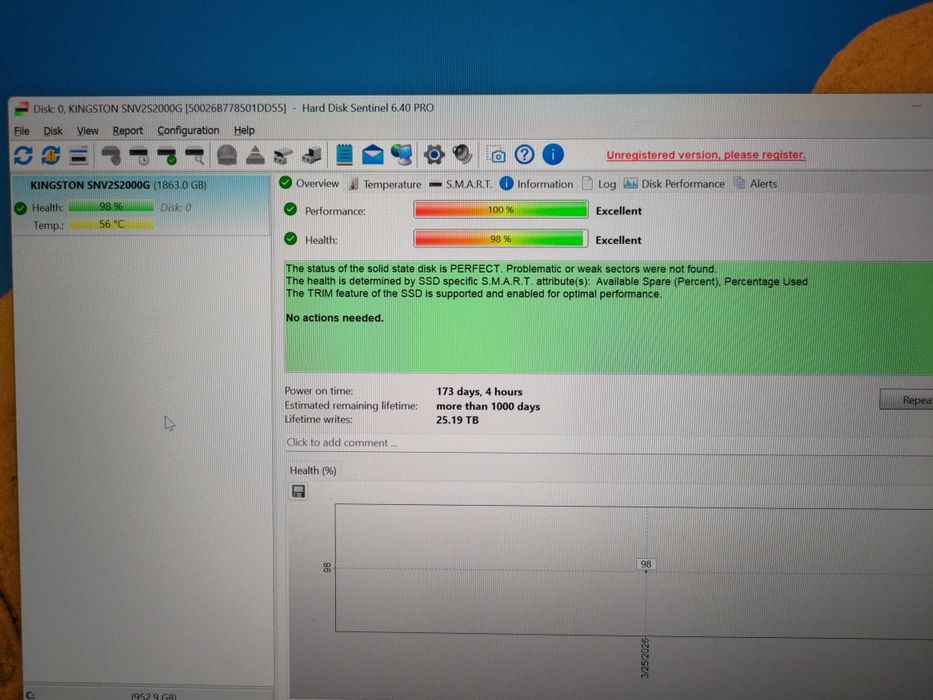 SSD Kingston NV2 2TB PCI Express 4.0 x4 M.2 2280