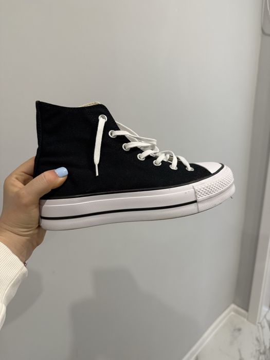 Converse Кецове Chuck Taylor All Star Lift Ні, Черен ЧИСТО НОВИ 39.5