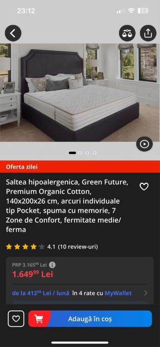 Saltea 140*200*26 cm