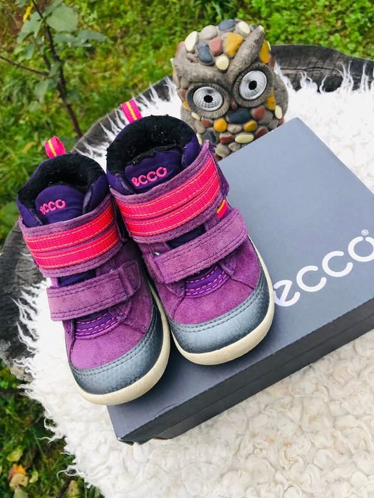 Ghete fata ECCO-marimea 23-24,inter14,3, piele,blana,Goretex,nu cizme