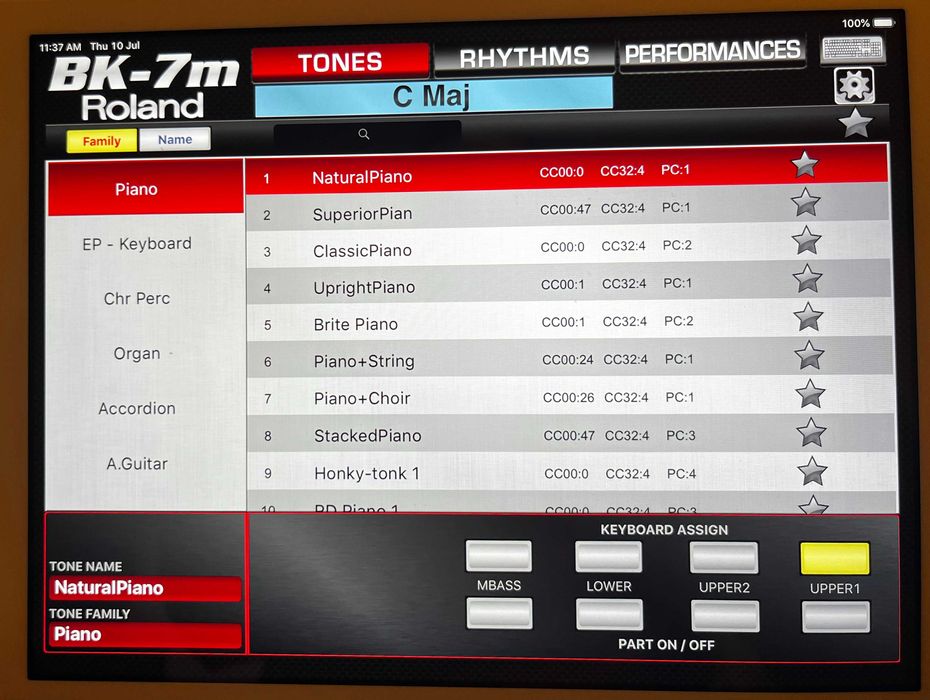 ROLAND BK-7m Аранжор+Foot controler+IPAD AIR+стойка+Транс. куфар