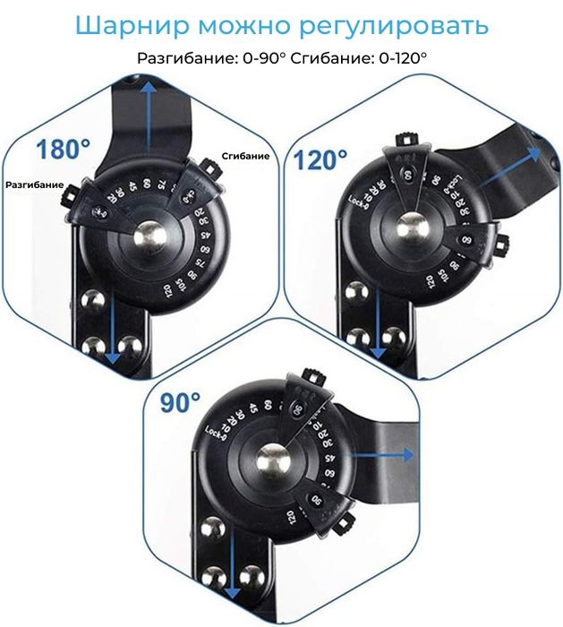 Ортез шарнирный на коленный сустав с регулировкой угла сгибания
