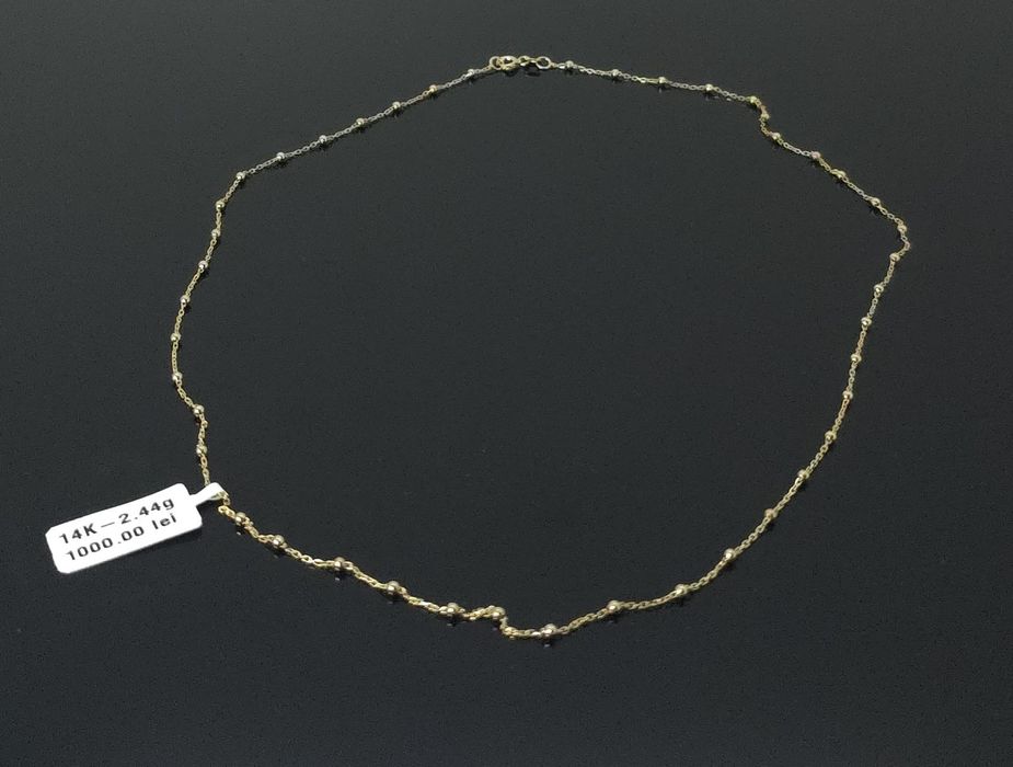 Lant aur 14k 2.44gr