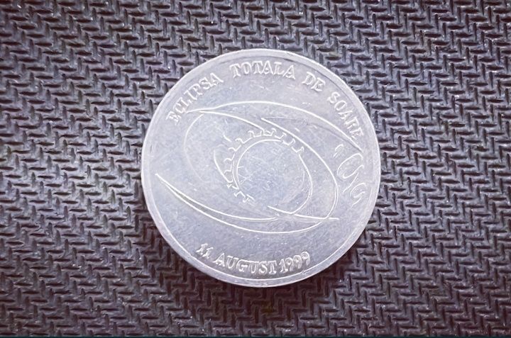 Moneda 500 lei Eclipsa 1999