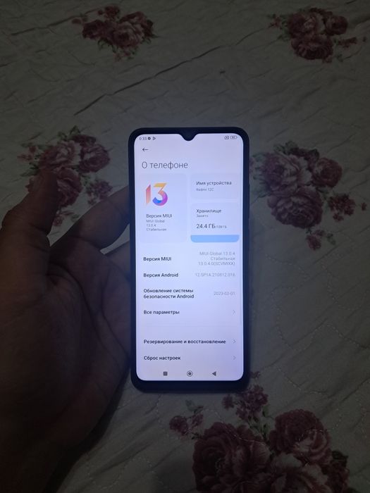 Xiaomi Redmi 12C 4+3/128GB Blue Igravoy Original Holati Yaxshi 4G Zor