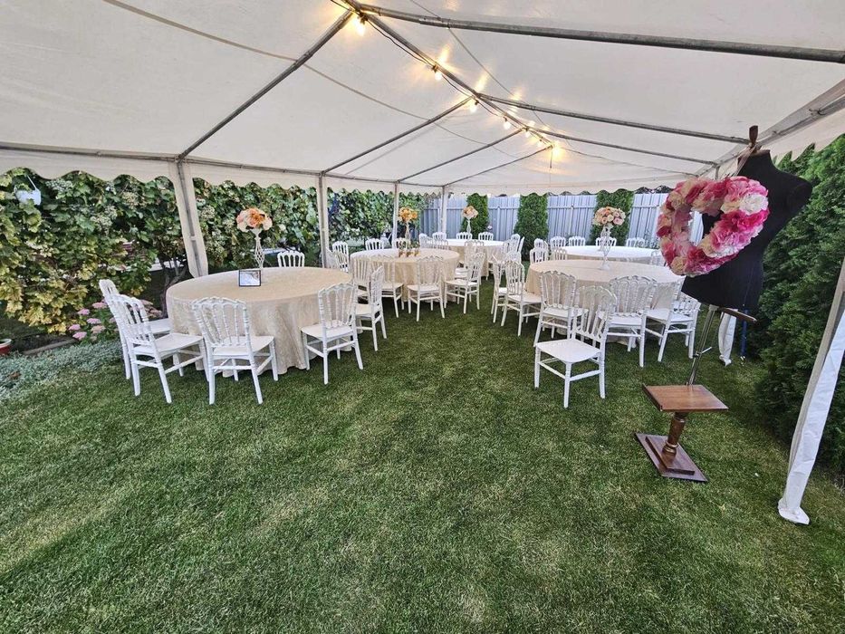 Inchiriere Corturi, Mese, Scaune, Vesela, Aranjamente