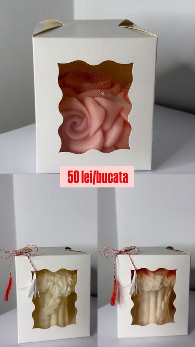 Aranjamente parfumate din ceara! Martisoare parfumate - cadou martie