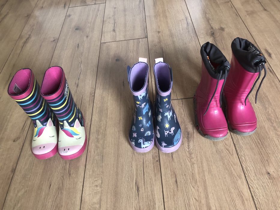 Детски гумени ботуши за дъжд 23,24,25 р-р