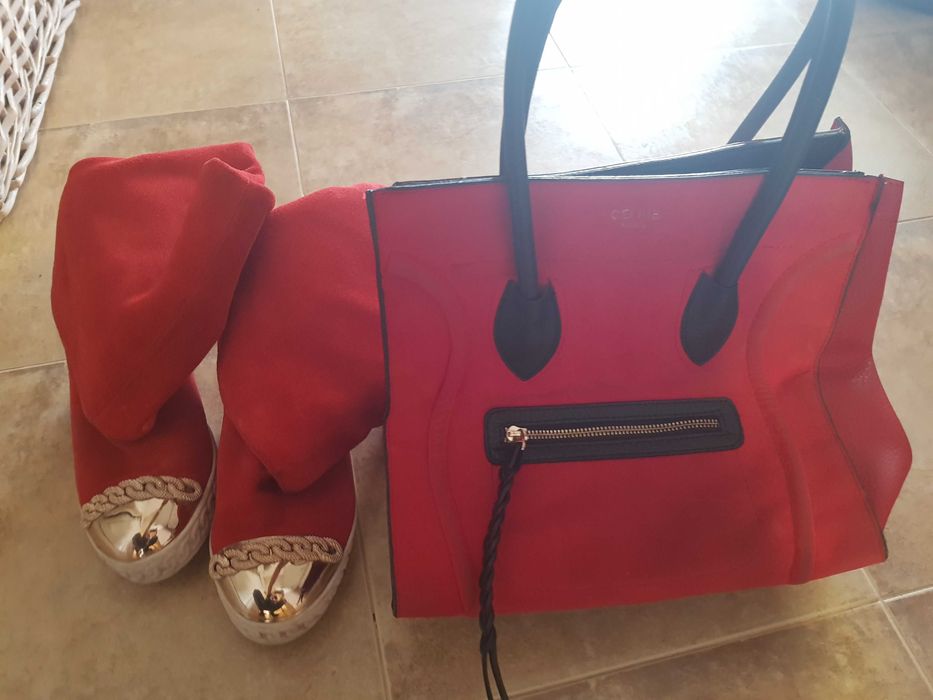 Комплект ботуши и чанта