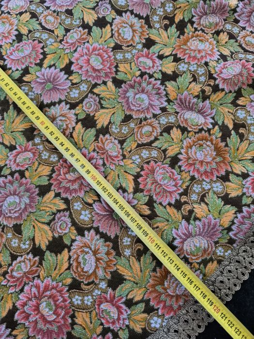 Fata de masa tip mileu cu fir metalic diametrul 120 cm