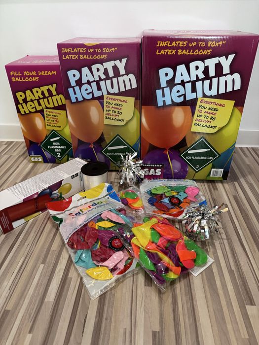 Tuburi heliu butelie pentru baloane 10-20 noi sigilate livrarate rapid