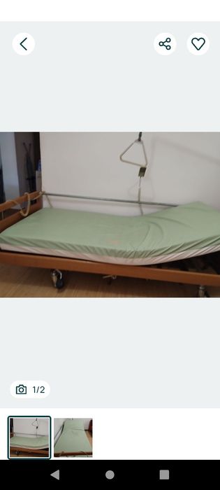 Vând pat medical electric cu telecomandă și saltea! Nu asigur transportul!