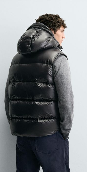 Пухена грейка елек Zara