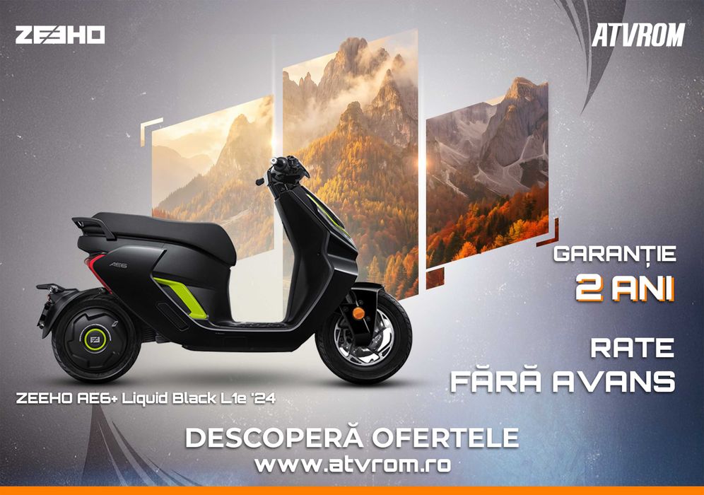 Scuter CFMOTO ZEEHO AE6+ Liquid Black L1e '24