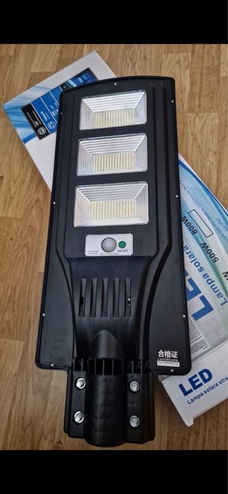Lampa solara cu senzor de miscare si telelcomanda 150w | 6000k IP65