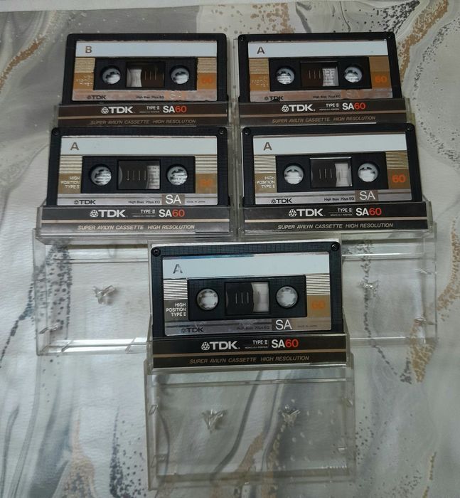 Аудио касети TDK SA /Gold  / 60 мин.-  Хром