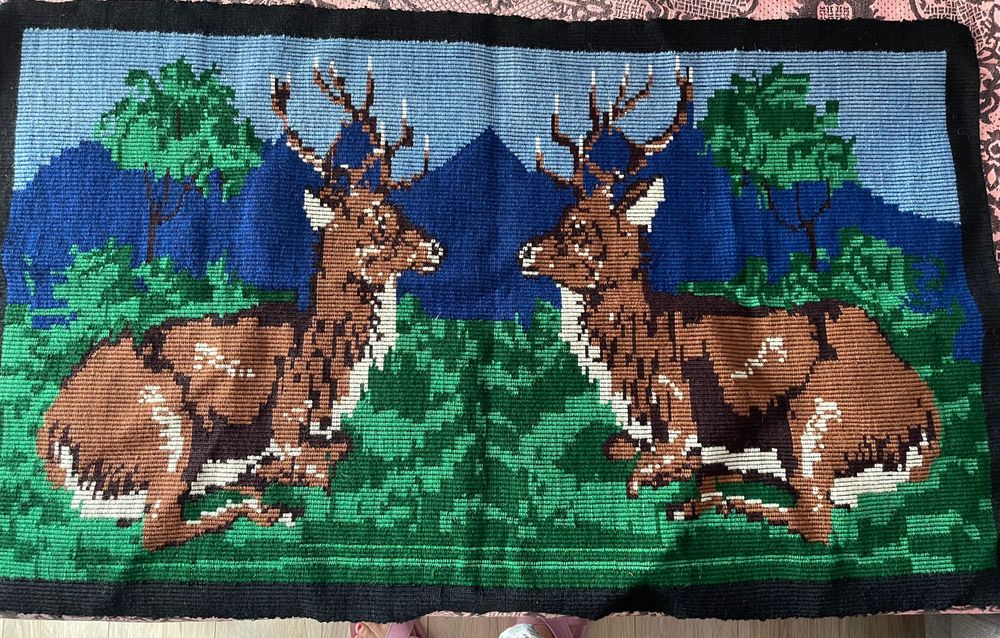 Килимче- ковьор, вълна, ръчно тъкано