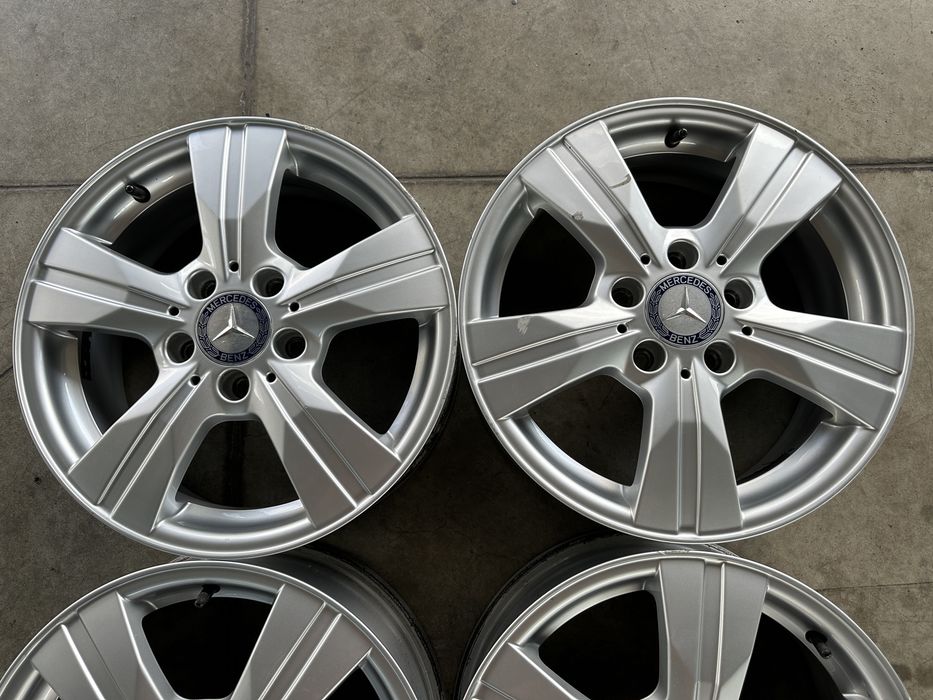 4бр. ОТЛИЧНИ 16” ОРИГИНАЛНИ Джанти 5x112 за *MERCEDES-BENZ* 6Jx16H2, ET46
