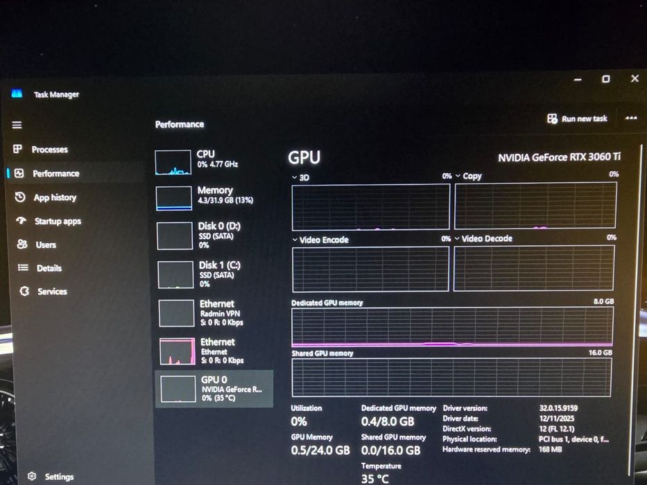PC Gaming i7-9700K + RTX 3060 Ti TUF I Stare foarte bună