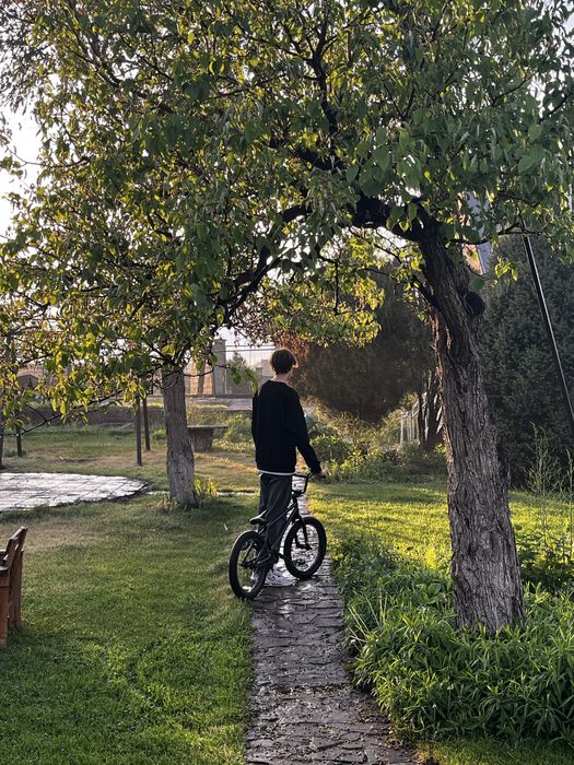 Велосипед bmx haro черного цвета