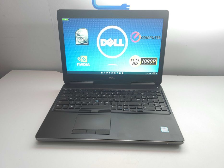 Laptop DELL Precision 15,6 inch FullHD i7 Quadro iluminare . Garantie