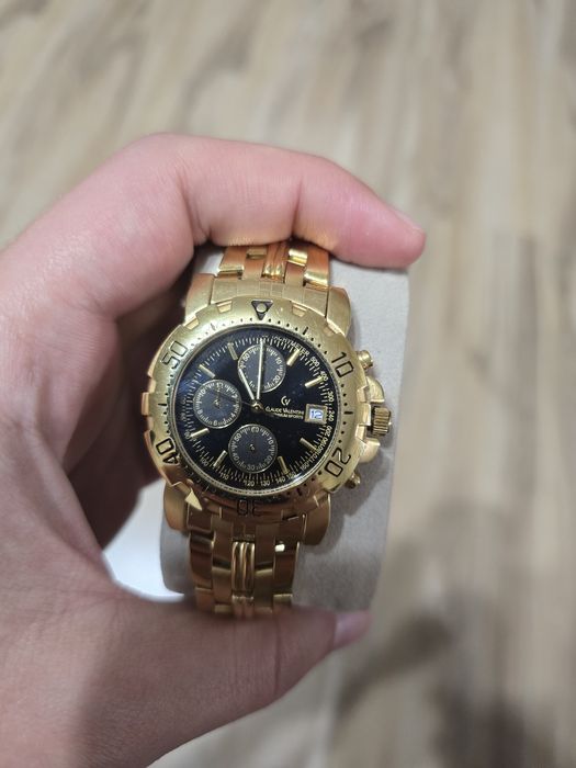 Claude Valentini Millennium Sports  Watch Gold Plated M231044JR