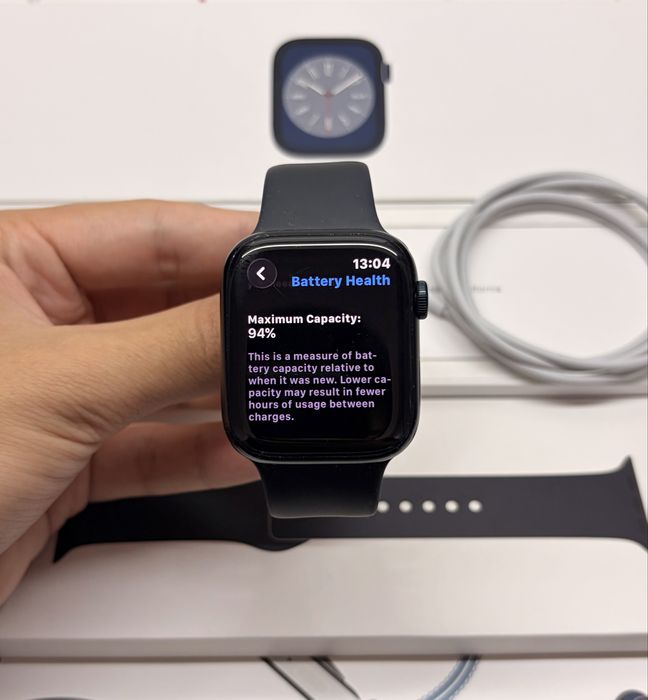 Apple Watch 8 45mm 94% Midnight