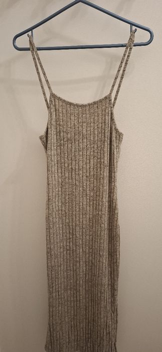 Рипсена рокля с жилетка