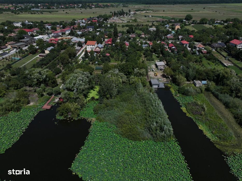 Teren premium cu deschidere la lacul Snagov-Tâncăbești