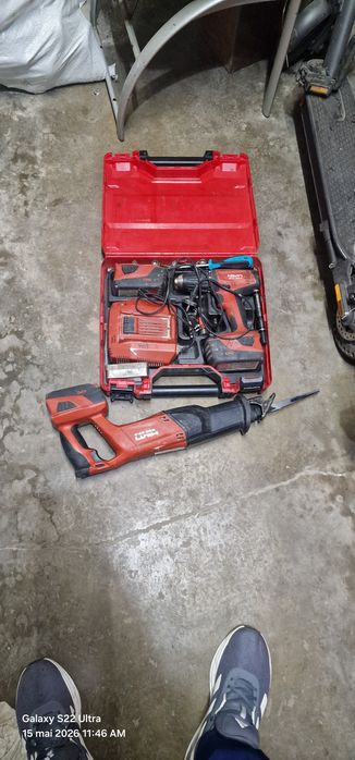 Filetate si fierăstrău sabie Hilti  se vând numai împreună tot ce se vede în poze
