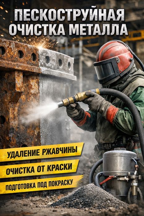 Пескоструй Очистка металла дерева камня пескоструйная чистка Покраска