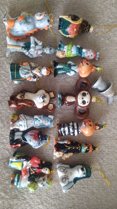 Ёлочные игрушки- статуэтки