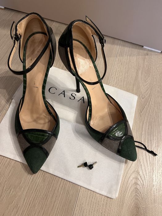 Casadei туфли, замша, классика