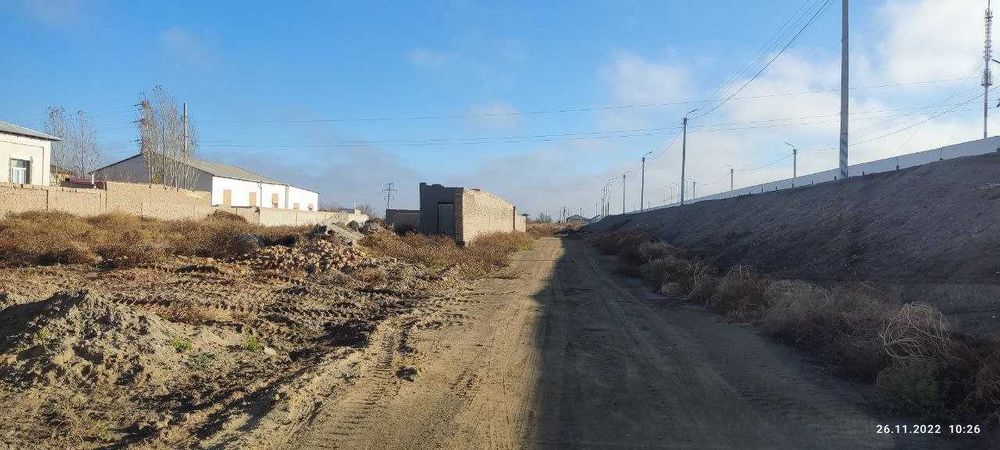 Срочно 6 соток жер орны сатылады. Времянка бар документ саз.