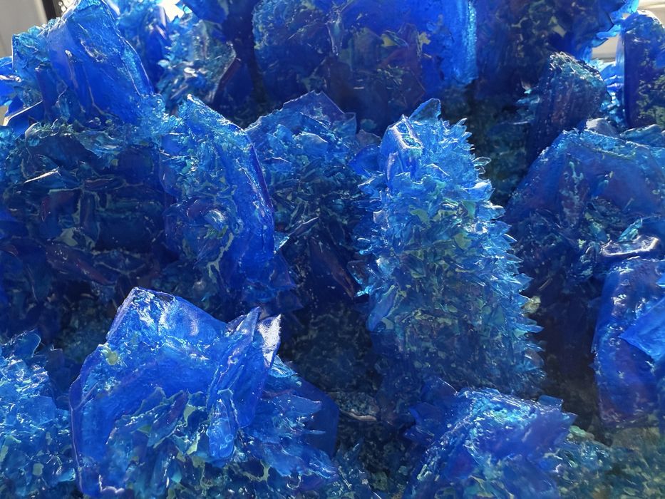 Mineral albastru Calcantita 32 cm lungime,25 cm latime, 20 cm inaltime