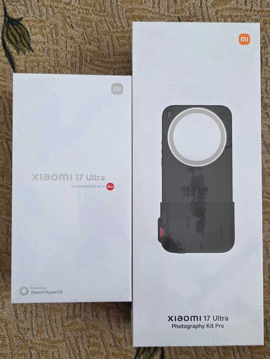 Продавам ново Xiaomi 17 ultra Black 16/512GB + Photograrhy Kit Pro