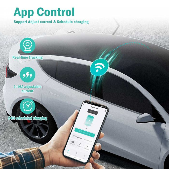 Зарядна станция за електрически автомобил Daolar Wallbox Y083 – 22 kW