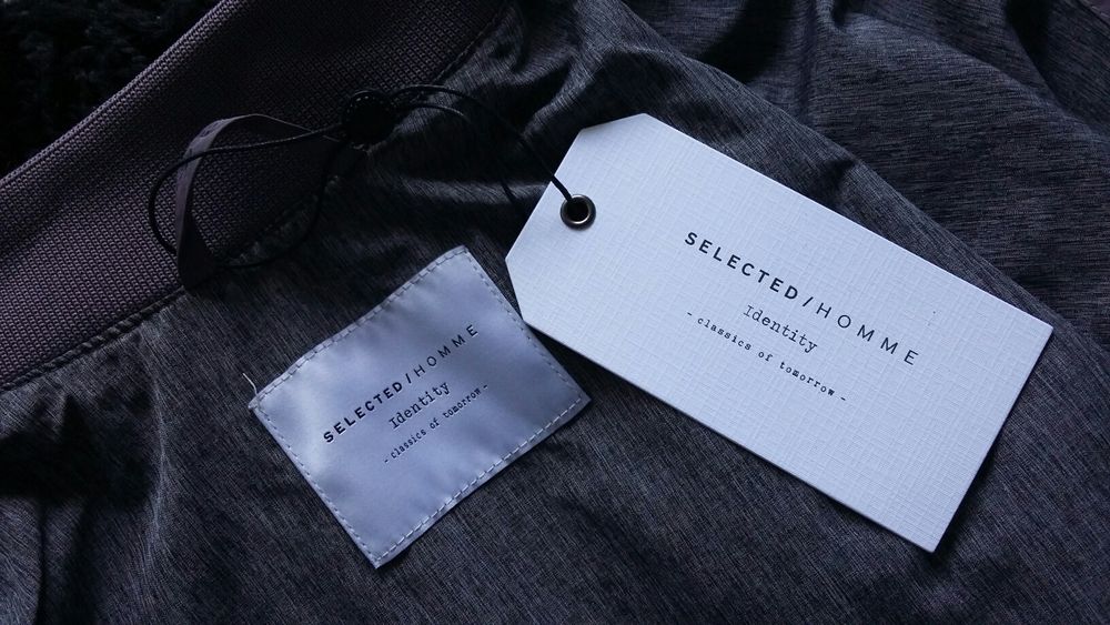 Selected Homme Identity Shark bomber jacket бомбер яке горница ново