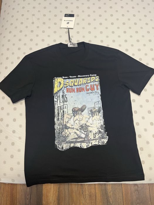 Черна тениска DSQUARED2