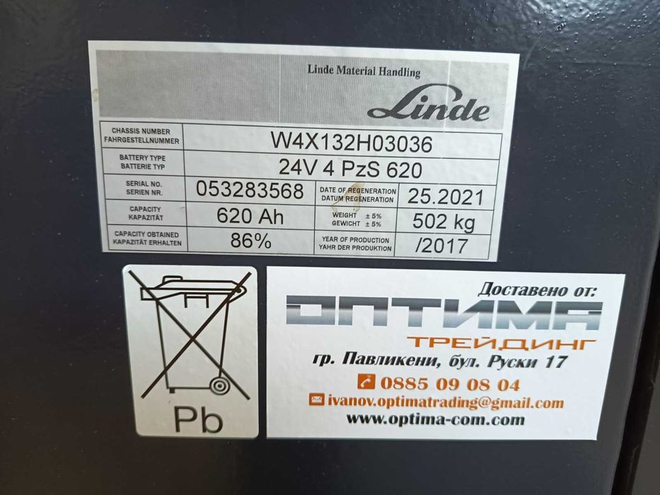 Електрическа палетна количка- LINDE N20